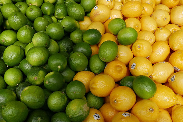 1. Citrus Fruit Of Unripe Lemons And Sweet Limes In A Bunch Via Unsplash
